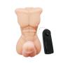 Mini Muscle Vibrating Sex Doll for Women with Realistic Dildo Penis with Ball Adult Sex Toy for Female Masturbation-7.49x6.90x4.33inch