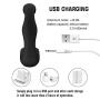 Prostate Massager, Anal Sex Toy, Male Toy Vibrator with 9 Vibrating Speeds P-Spot Testicles Perineum Stimulation,Wireless Remote Control,Rechargeable, Waterproof