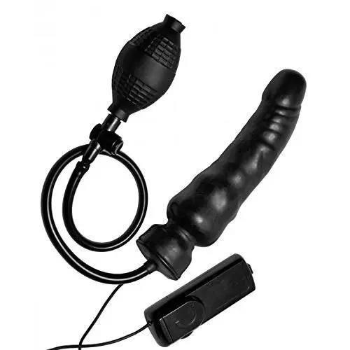 Master Series Ravage Vibrating Inflatable Dildo Master Series Ravage Vibrating Inflatable Dildo