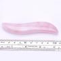 RSkull Massage Wand for Acupuncture Therapy Pointed Stick Treatment Gua Sha Scraping Tool, 100% Natural Rose Quartz Cambered QuartzJade Massage Wand Stone 1 Pcs (Rose Quartz)