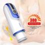 LSANNUY Relax Massage Wand Aircräft Cup Intelligent Oral Suck Machine Vibräting Pleasure Toy Mästurbator for Man with Woman Moan T-Shirt ABS+Soft Silicone Silicone Pleasure Toy