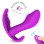 Hands Free Play USB Rechargeable Wearable G-Spot Víbratórs for Women Waterproof Cl-ǐtoral Invisible Víbratór Sexxxo Toys Toys for Couples, Tshirt Realistic Silicone