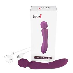 LoveI Dual Motor Wand - Waterproof Rechargeable Dildo Vibrator Adult Sex Toys for Women Massager with 3 Speed Options and 7 pulsating Patterns - Clitoris Stimulator Personal Electric Massagers