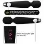 Mini Wand Massager, Fovel Wireless Cordless Portable Small Size Handheld Powerful Massage for Back Neck Shoulder 5 Vibrations & 5 Intensities Silent Waterproof USB Chargeable,Black Engin Mini Wand Massager, Fovel Wireless Cordless Portable Small Size Handheld Powerful Massage for Back Neck Shoulder 5 Vibrations & 5 Intensities Silent Waterproof USB Chargeable,Black Engin