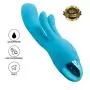 Milti-Speed G Spöt DÎldɔ Ví-Bratór For Women Handheld three motor rechargeable bendable waterproof Vib mini rabbit ears massager magic wand Blue By YSQ-SH Milti-Speed G Spöt DÎldɔ Ví-Bratór For Women Handheld three motor rechargeable bendable waterproof Vib mini rabbit ears massager magic wand Blue By YSQ-SH