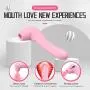 Wireless USB Cable Rechargeable 12 Speeds Mode Soft Quiet Pleasure Cordless Dual Motor Waterproof Sucking Vǐbrǎtǒrs Safer and More Convenient Relieves Muscle Tension Handheld