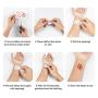 LessMo Halloween Temporary Tattoos, 30 Sheet Tattoo Stickers with Fake Bloody Scar, Wound Injury Body Stickers, Waterproof, Realistic, for Halloween Party, Masquerade, Prank, Makeup Props
