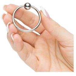Extreme Best Wow Sex ~ Delux Cock Steel Penis Rring with 3/8" Ball (1.18" 3cm ID)