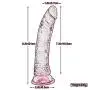 HYLHYL3-F Flexible Soft Bendable Stick Adult Toys for Female Wand Pink PVC Material (21cm/8.3in)