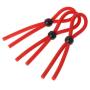 Dayloveme 3pcs Adjustable Co Ckring Set for Sex for Men, One Ring Loops Red