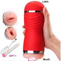 Sweet Safe Silicon Trainer Ana^lee S-e.x Vibreadoy Roller Dual Hole 3D Deep Throat Oral Vibreado Men Artificial Vagina Real Pussy Male Man,Red, T&oys Remote Vibreados Baile Rabbit,vibreado Mot