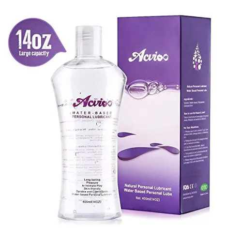 Acvioo Personal Lubricant for Sex, Long Lasting Super Slick Natural Water Based Lube for Men, Women and Couples, 14Fl oz Acvioo Personal Lubricant for Sex, Long Lasting Super Slick Natural Water Based Lube for Men, Women and Couples, 14Fl oz