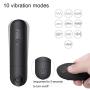FST Bullet Vibrator with Wireless Control, 10 Vibration Modes, G Spot Clitoris Stimulator for Travel, Waterproof Quiet USB Rechargeable Mini Vaginal Massager Anal Vibrators for Women Men