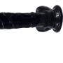 HYLHYL5-F Hǎndhéld ǎdult ǎttǎchménts， Black 7 inch Soft Massaging with Suction Cup 100% Secret Packing Silicone with Strong Suction Cup Flesh Soft | Diameter 4cm/1.57iches