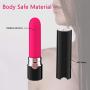 Bullet Vibrator, Iusmnur Mini Lipstick Clitorial Stimulation Toys, Rechargeable Waterproof G Spot Vibrator with 10 Vibration Modes Sex Toys for Women Couples