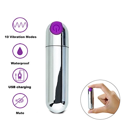 Advlt Rechargeable Strong Se*x Product USB Vibra*tor, 10 Speed Vibrating Mini Bullet Shape Waterproof Vibra*tor,Vibra*tors Bluetooth Women P*Enis Met Afstandbediening