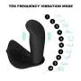 JIELUO Women Invisible Wearable Mássager with Remote Control Vibrate Toys for Women,10 Frequency Wireless Remote Love Mássaging Egg,Black
