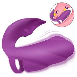 G-spot Finger Vibrator with 7 Powerful Vibration Textured Head for Vagina Stimulation - Fondlove Rechargeable Waterproof Clitoral Vibrating Adult Sex Toys for Women Beginners or Couples Foreplay