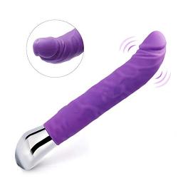 G-Spot Vibrator, Lifelike Flexible Dildo Vagina Stimulator, Rechargeble Waterproof Powerful Vibrator for Women with 10 Modes