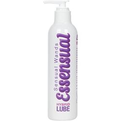 Sensual Wands Essensual Hybrid Lube - Best Personal Silicone Water Based Lubricant - Men Women Edible Sexual Lubricants for Couples Sex Anal Butt - Hypoallergenic