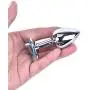 Taroi Small Size Metal Crystal Anal plúg Stainless Steel Booty Beads Jewelled Anal Bútt Plug for Men Couples 2 Pcs Taroi Small Size Metal Crystal Anal plúg Stainless Steel Booty Beads Jewelled Anal Bútt Plug for Men Couples 2 Pcs