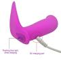 Wireless Massager with Remote Control, 10 Speed Frequency Waterproof Silicone Massager for Neck Relaxation and Back Relaxation