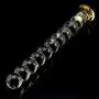 Huge Big Size Double Head Ultra Smooth Crystal Glass Stick Ridged Spiral Designed for Women Men Huge Big Size Double Head Ultra Smooth Crystal Glass Stick Ridged Spiral Designed for Women Men