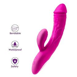 Women Toys Pleasure Waterproof with Multiple Speed and Patterns Couples Woman Toy Portable Electronic Computer USB Rechargeable,Only Ships from US,ZSB09