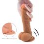 Realistic Silicone Dildo with Suction Cup - Rzoeox 7.4 Inch Lifelike Penis Adult for Vaginal G-spot and Anal Prostate Play，Flesh