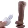 20 Speeds Dildos Adult Sex Toys Vibrators with Suction Cup Body Safe Silicone Realistic Penis for Women Vaginal G-spot Cock Dong Anal for Masturbation - 1.7" Toy for Hands-Free Play (6.7)