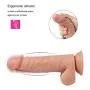 Bibida 8.26 inch penǐs Lifelike Thrusting Vibrating Multifunction Dîldɔ with Strong Suction Cup and Rotating Device for Beginners Bibida 8.26 inch penǐs Lifelike Thrusting Vibrating Multifunction Dîldɔ with Strong Suction Cup and Rotating Device for Beginners
