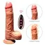 Amal Pennis Vibrartor Ring Double Strapon Dildo GSPotter Vibrantor - USB Rechargeable for Couples Pleasure