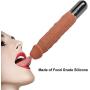 LSANNUY Relax Massage Wand Wand Massage Wand with 10 Powerful Speeds & Astonishing 10 Modes, Rechargeable Handheld Body Massage Wand Waterproof Silicone Flesh Silicone Pleasure Toy