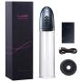 NNUIBY Vacuum Pump Enlargement Extender with 4 Modes of Suction Silicone Cock Ring, USB Rechargeable