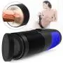 lanla Six Toys for Men Suckìng Male Pocket Pussey-Allovers Rotating,Interaction 2 in 1-Free Automatic Masturabation Toys 10 Vibrations S(exy Toys for Mens with Adjustable Suction Cup T-Shirt