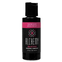 Alchemy Premium Silicone Based Lubricant - 100% Discreet Packaging, Non-Drying Formula for Sensitive Skin, 2oz Bottle