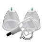 Breast 2 Cups System Breast Enlargement Massager Breastfeeding Suction Pump