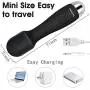 Personal Wand Massager for Women, Mini Powerful Handheld with 10 Speeds 20 Vibration Patterns, Cordless Rechargeable Quiet Bullet Head Massager for Body Back Neck Shoulder Sore Personal Wand Massager for Women, Mini Powerful Handheld with 10 Speeds 20 Vibration Patterns, Cordless Rechargeable Quiet Bullet Head Massager for Body Back Neck Shoulder Sore