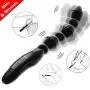 Vibrating Anal Beads Anal Vibrator Prostate Massager Butt Plug Flexible Silicone 10 Vibration Modes Anal Stimulator Sex Toy Rechargeable Waterproof Bullet Vibrator for Men Women and Couples Vibrating Anal Beads Anal Vibrator Prostate Massager Butt Plug Flexible Silicone 10 Vibration Modes Anal Stimulator Sex Toy Rechargeable Waterproof Bullet Vibrator for Men Women and Couples