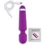 LoveI Silicone USB Rechargeable 12 Speed Vibrating Wand Personal Massager Vibrator Unisex