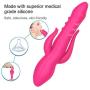 Movitip Clitoral Vibrator G Spot Vibrator Adult Sex Toys with 7 Vibrating Modes for Couple,Silicone Waterproof Rechargeable Clitoris Vagina Stimulator Massager Love Doll Torso