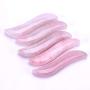 RSkull Massage Wand for Acupuncture Therapy Pointed Stick Treatment Gua Sha Scraping Tool, 100% Natural Rose Quartz Cambered QuartzJade Massage Wand Stone 1 Pcs (Rose Quartz)