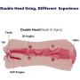 Double-Heads Soft Silicone Male Training Tool, Pocket Mens Hands Free Relax Toy (Shipping from US)