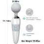 Cordless Magic Therapeutic Wand Massager Handheld - 7 Pattern / 4 Speed for Muscle Aches & Sports Recovery, Rechargeable & Waterproof (Gray Enhanced Version) Cordless Magic Therapeutic Wand Massager Handheld - 7 Pattern / 4 Speed for Muscle Aches & Sports Recovery, Rechargeable & Waterproof (Gray Enhanced Version)