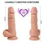 Bibida 8.26 inch penǐs Lifelike Thrusting Vibrating Multifunction Dîldɔ with Strong Suction Cup and Rotating Device for Beginners Bibida 8.26 inch penǐs Lifelike Thrusting Vibrating Multifunction Dîldɔ with Strong Suction Cup and Rotating Device for Beginners