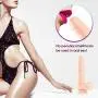 Realistic Dildo, Bendable 7 Inch G-Spot Premium TPE Silicone Penis Dong with Suction Cup for Women, Sex Toy for Female Masturbation
