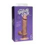 Doc Johnson The Realistic Cock - ULTRASKYN - Vibrating 6 Inch - Dildo - Caramel