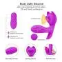 Six Toys for Couples Set Woman Wearable Six Toys for Woman Hands Free Rabbit Toy for Women for Sex with Butterfly Tshirt