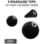 Professional Deep Muscle Massager: Pleno M3.0 Powerful Handheld Tissue Massager Gun, Cordless Muscle Stimulation Vibration Device, Pain Relief Percussive Therapy