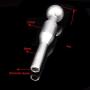 YiFeng Durable Stainless Steel Silicone Urethral Sound Catheter Metal Penis Plug Stretching Insert Dilator for Beginner